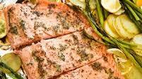 Sheet-Pan Mustard Salmon Dinner Sheet-Pan Mustard Salmon Dinner