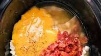 Crockpot Potato Soup with Frozen Hashbrowns Crockpot Potato Soup with Frozen Hashbrowns