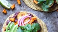 Plantain, Sweet Potato, and Black Bean Tostadas Plantain, Sweet Potato, and Black Bean Tostadas