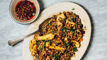 Wild Rice Dressing With Mushrooms and Chile Crisp Wild Rice Dressing With Mushrooms and Chile Crisp