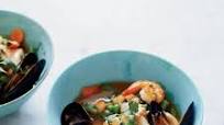 Red Coconut Curry with Seafood and Mixed Vegetables Red Coconut Curry with Seafood and Mixed Vegetables