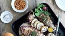 Tender Steam-Grilled Stuffed Squid Tender Steam-Grilled Stuffed Squid