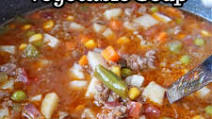 Ground Beef Vegetable Soup Ground Beef Vegetable Soup