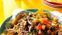 Hearty Pork & Black Bean Nachos Hearty Pork & Black Bean Nachos