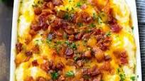 Loaded Mashed Potato Casserole Loaded Mashed Potato Casserole