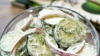 Creamy Cucumber Salad with Sour Cream Creamy Cucumber Salad with Sour Cream