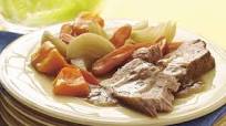 Slow-Cooker Maple-Sage Pork Roast Slow-Cooker Maple-Sage Pork Roast