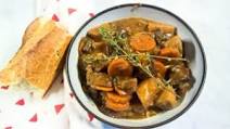 Crockpot Beef-less Mushroom Bourguignon Crockpot Beef-less Mushroom Bourguignon