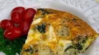 Spinach-Feta Frittata Spinach-Feta Frittata