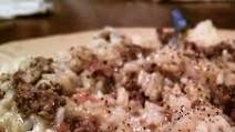 Hamburger & Cream of Mushroom Soup over Rice Hamburger & Cream of Mushroom Soup over Rice