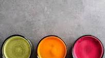Trio Of Juices: Romaine, Mint & Cucumber, Pineapple, Ginger & Carrot And Turmeric, Beet & Apple Trio Of Juices: Romaine, Mint & Cucumber, Pineapple, Ginger & Carrot And Turmeric, Beet & Apple