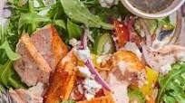 Greek Salad with Salmon Greek Salad with Salmon