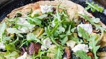 Vegan Spinach Artichoke Pizza on Two Ingredient Gluten Free Crust Vegan Spinach Artichoke Pizza on Two Ingredient Gluten Free Crust
