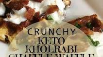 Savory and Crispy Keto Kholrabi Chaffle Savory and Crispy Keto Kholrabi Chaffle