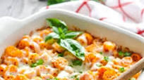 Dump-and-Bake Wagon Wheel Pasta Casserole Dump-and-Bake Wagon Wheel Pasta Casserole