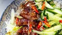Pan seared duck breast with honey-soy glaze Pan seared duck breast with honey-soy glaze
