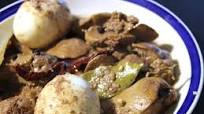 Chicken Liver Adobo with Hard Boiled Egg Chicken Liver Adobo with Hard Boiled Egg