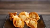 Pangsit Goreng: Indonesian Fried Dumplings Filled With Beef Pangsit Goreng: Indonesian Fried Dumplings Filled With Beef