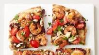 Grilled Shrimp Pizza Grilled Shrimp Pizza