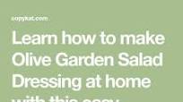 Olive Garden Salad Dressing Copycat Olive Garden Salad Dressing Copycat