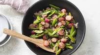 Sautéed Radishes and Sugar Snap Peas Sautéed Radishes and Sugar Snap Peas