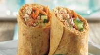 Chicken, Hummus, and Vegetable Wraps Chicken, Hummus, and Vegetable Wraps