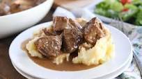 Slow Cooker Smothered Beef Tips Slow Cooker Smothered Beef Tips