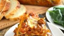 Beef, Spinach, & Mushroom Lasagna Beef, Spinach, & Mushroom Lasagna