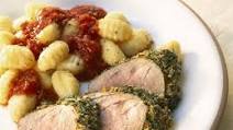 Pork in Herbs with Gnocchi and Tomato Sauce Pork in Herbs with Gnocchi and Tomato Sauce