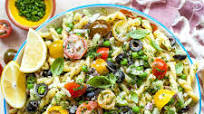 Healthy Creamy Pasta Salad