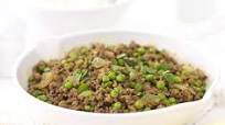 Keema curry & raita Keema curry & raita
