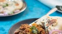 Mutton Keema or Spiced Lamb Mince Curry Mutton Keema or Spiced Lamb Mince Curry