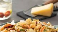 Farfalle Pasta with Garlic Shrimp Farfalle Pasta with Garlic Shrimp
