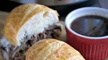 Slow Cooker Beer French Dip Sandwiches Slow Cooker Beer French Dip Sandwiches