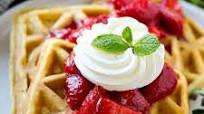 Strawberry Waffles Strawberry Waffles