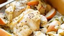 Oven-Baked Norwegian Cod with Apple and Cabbage Oven-Baked Norwegian Cod with Apple and Cabbage