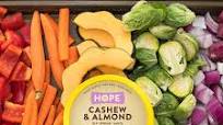 Rainbow Roasted Veggies paired with Hope Mild Guacamole, Hope Original Hummus, and Hope Roasted Garlic Cashew and Almond Dip Rainbow Roasted Veggies paired with Hope Mild Guacamole, Hope Original Hummus, and Hope Roasted Garlic Cashew and Almond Dip