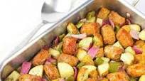 One-Pan Sausage, Pepper, Onion and Potato Bake One-Pan Sausage, Pepper, Onion and Potato Bake