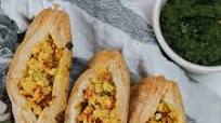 Paneer Bhurji Puffs Paneer Bhurji Puffs
