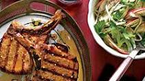 Grilled Pork Chops with Apple-Bourbon Glaze Grilled Pork Chops with Apple-Bourbon Glaze