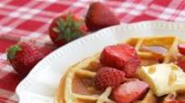 Strawberry Waffles Strawberry Waffles