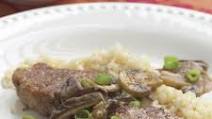 Pork Medallions with Miso-Mushroom Sauce Pork Medallions with Miso-Mushroom Sauce