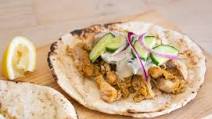Pressure Cooker Chicken Shawarma Wraps Pressure Cooker Chicken Shawarma Wraps