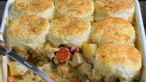 Chicken Pot Pie with Biscuits Recipe Chicken Pot Pie with Biscuits Recipe