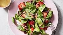Spinach and Strawberry Salad with Bacon Spinach and Strawberry Salad with Bacon