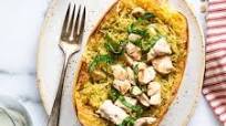 Chicken Pesto Spaghetti Squash Chicken Pesto Spaghetti Squash