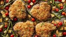 Italian Pork Chop Sheet-Pan Dinner Italian Pork Chop Sheet-Pan Dinner