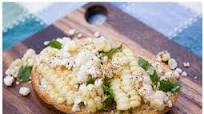 Chili Lime Sweet Corn Bruschetta Chili Lime Sweet Corn Bruschetta