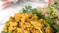 Low-FODMAP Chickpea Scramble Low-FODMAP Chickpea Scramble