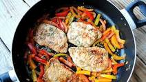 Pork Chops with Balsamic Peppers Pork Chops with Balsamic Peppers